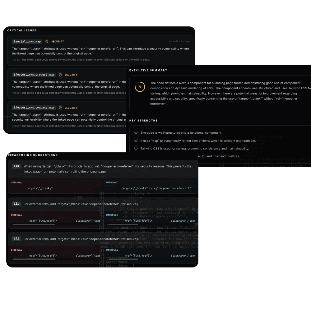 Performance dashboard - Light Mode